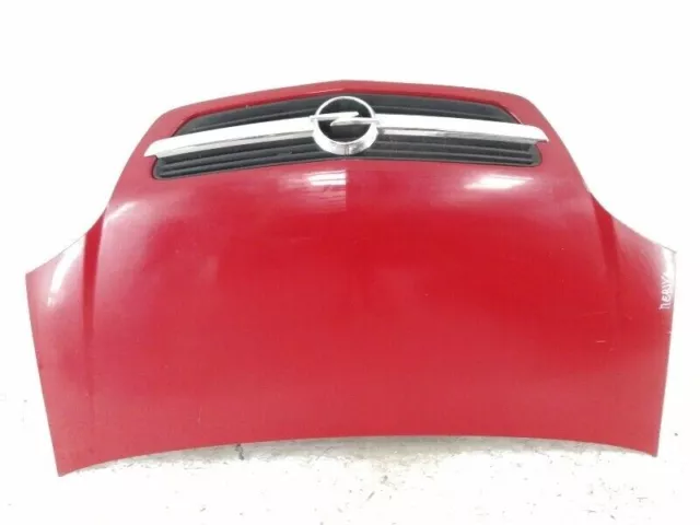 Cofano Anteriore Opel Meriva A (2003 -2010) 93186909 Rosso Con Griglia Originale