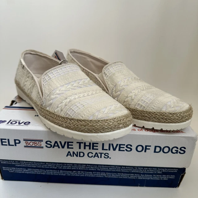BOBS From Skechers Flexpadrille 3.0 Women's Slip-On Shoes Size 6 113976/NAT New BOBS From Skechers Flexpadrille 3.0 Women's Slip-On Shoes Size 6 113976/NAT New