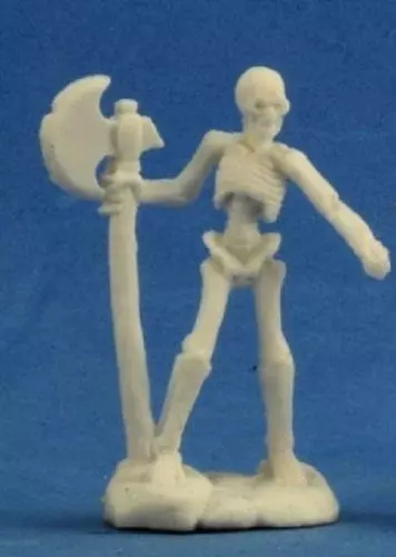 Reaper Miniatures Dark Heaven Bones Skeleton Warrior Axeman (3) RPR 77243