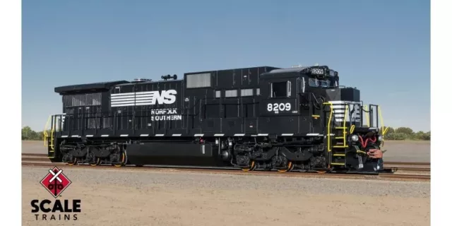 Scale Trains Sxt38745  Ho Norfolk Southern C39-8  Esu Lok Snd Rd #8209 Dit Lites