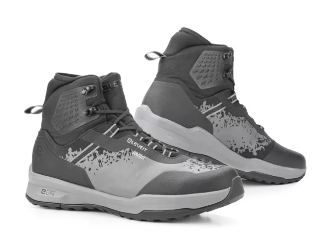 Scarpa Moto Eleveit Diverge Wp Black - Dark Grey Taglia 44