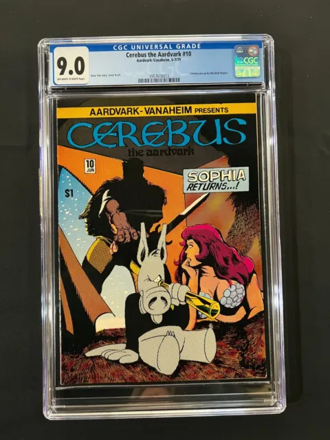 Cerebus the Aardvark #10 CGC 9.0 (1979) - Origin of Sophia