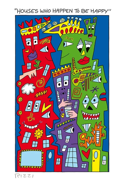 絵画 RIZZI \"WE ALL HAVE SOMETHING TO OFFER\"3D JAMES RIZZI 3D 