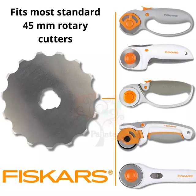 Fiskars Perforating Genuine Rotary Blade 45mm - Skip Cut Perforations, Stitching 2