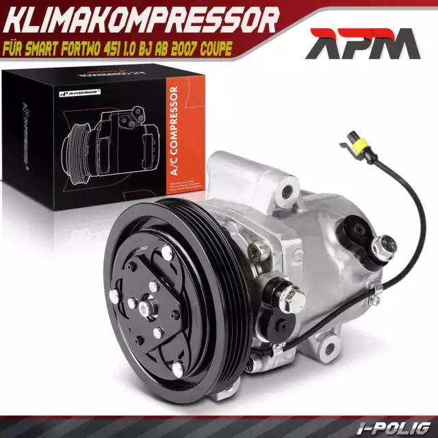 Klimakompressor Klimaanlage für Smart Fortwo 451 1.0 Bj ab 2007 Coupe