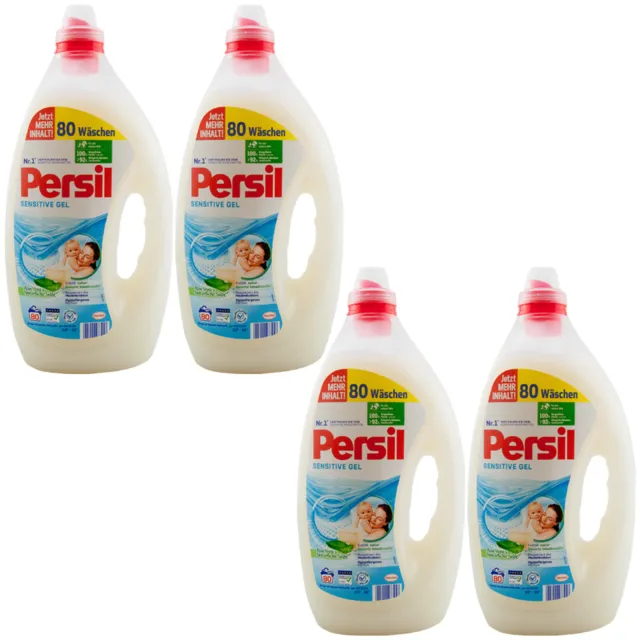 Sensitive Parsley Liquid Gel Washing Product 4 x 4 Liters = 80 Wl With Aloe Vera