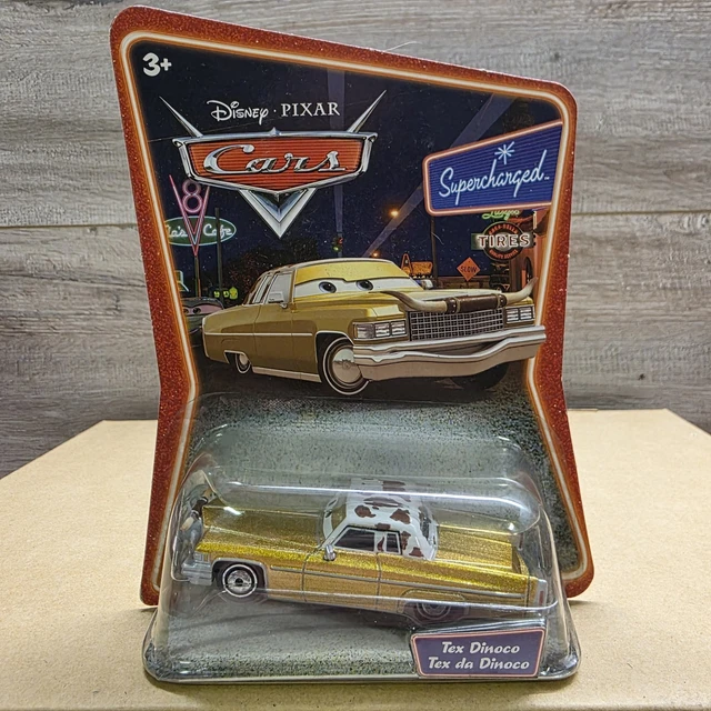 DISNEY PIXAR CARS Tex Dinoco Supercharged 1:55 Die-Cast Model Toy ...