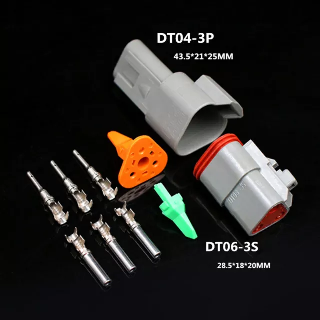 DT06/DT04 Multi-Pin Connector Socket Waterproof Electrical Car Connector Plug YK 3