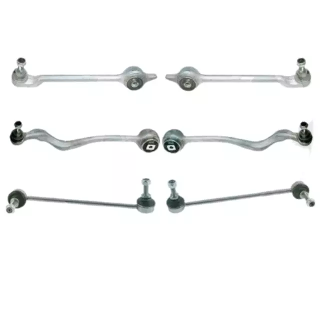 For Bmw 5 E39 Front Upper Lower Suspension Wishbones Arms Links Ball Joints Kit