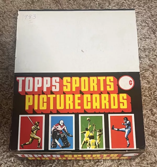 1983 Topps Baseball Unopened Rack Pack Unopened 51 Cards