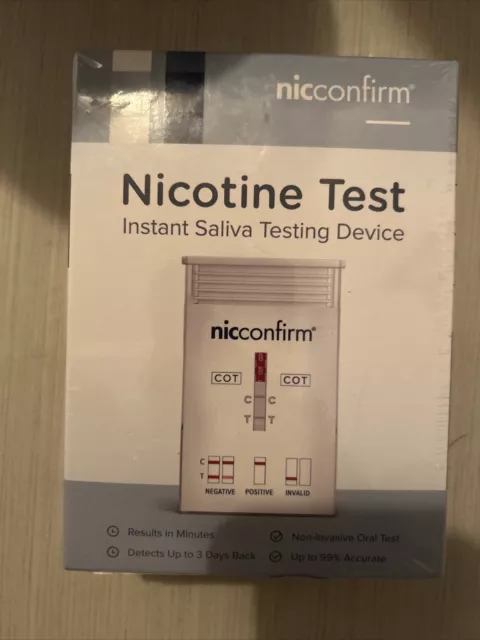 Prueba de nicotina saliva instantánea