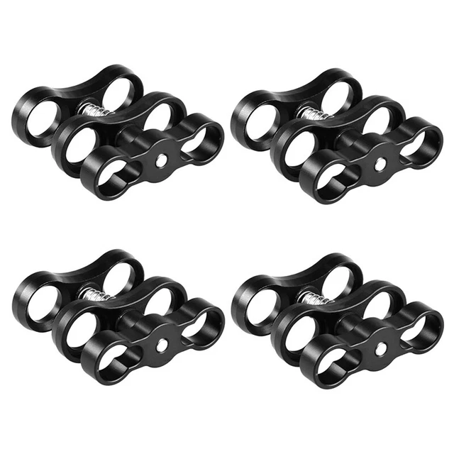 4 Pcs for Series Diving 2 Hole Butterfly Clip Standard Long Ball Clip Brack M5L7