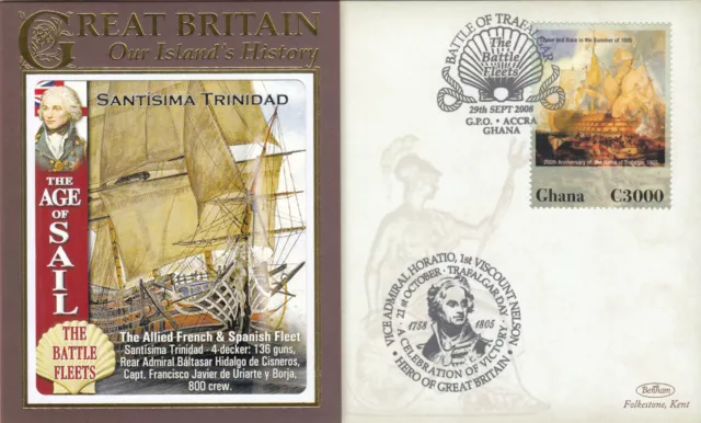 (134046) Battle of Trafalgar Ghana Benham Cover 2008