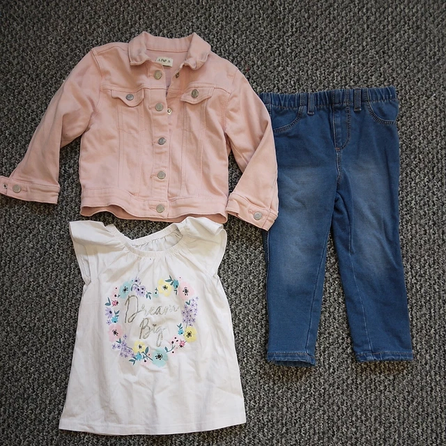 Children's Baby/Toddler Girls Clothing Bundle Job Lot 30 Items, Age 18M-3Y GB087