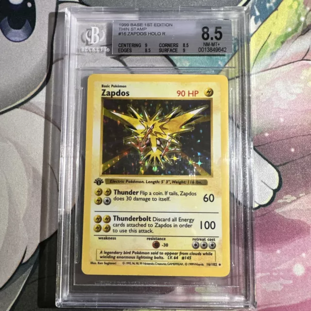 Zapdos 30/62 Fossil Set RARE Pokemon Card Non Holo