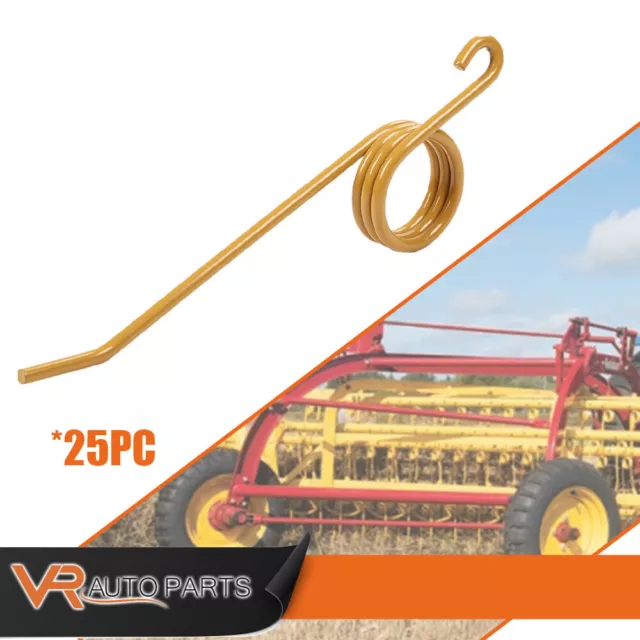 Replace 25 Pack Hay Rake Teeth Fit For Holland 55 56 57 256 258 259 260 Tines
