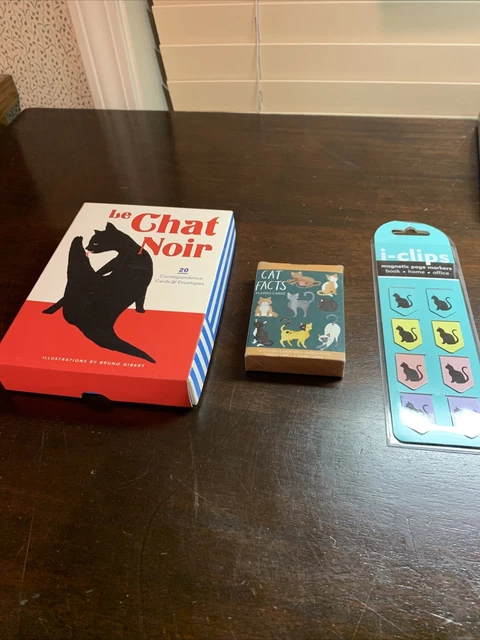 Cat Collectibles Note Cards, Playing Cards, iClips