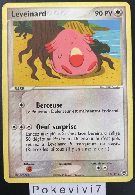 Carte Pokemon LEVEINARD 19/112 Rare Bloc EX Rouge Feu Vert Feuille FR OCCASION