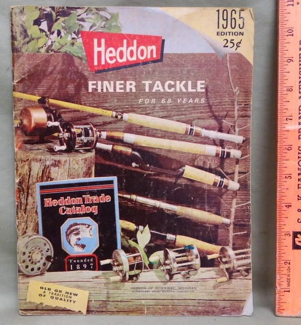 CATALOGUE DE LEURRES de pêche Heddon 1953 76 pgs nombreuses photos très bon état origine EUR 36,44 - FR