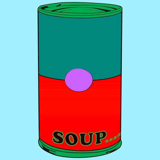NFT ART ETHEREUM TOKEN CleverVision Art Labs Soup Can #35 out of 10000 Eth NFTs