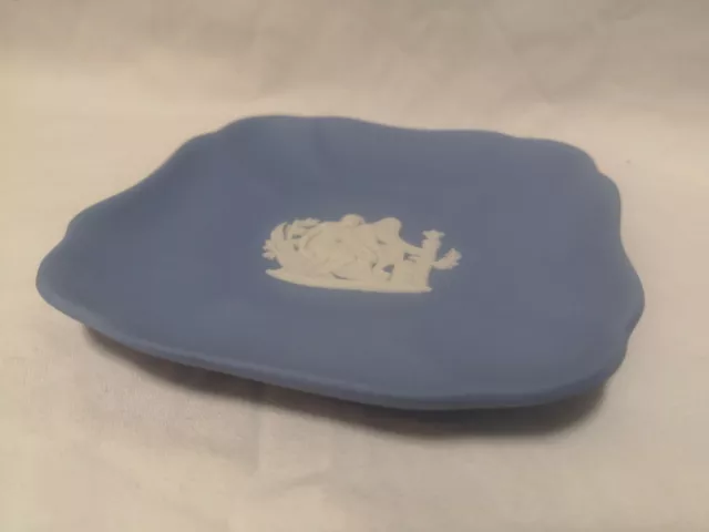 Wedgwood Jasperware Square Shell Shaped Pin Dish (Ref 239) 2