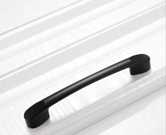 Zinc Alloy Black Cabinet Handles American style Kitchen Cupboard Door Pulls