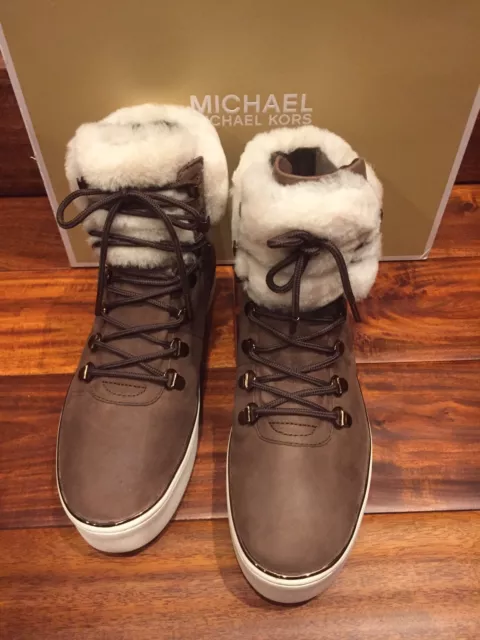 NOIX DE MUSCADE en cuir detresse Michael Kors Kyle Hiker taille 7 5 EUR 187 92 PicClick FR
