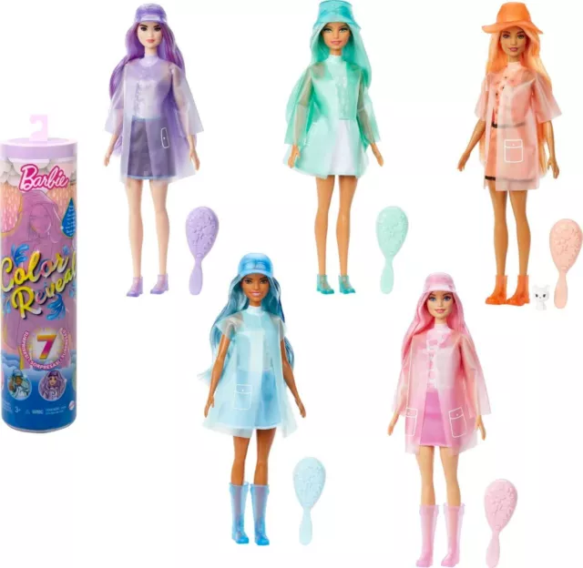 Mattel Barbie Color Reveal Rain or shine dolls *NEW*