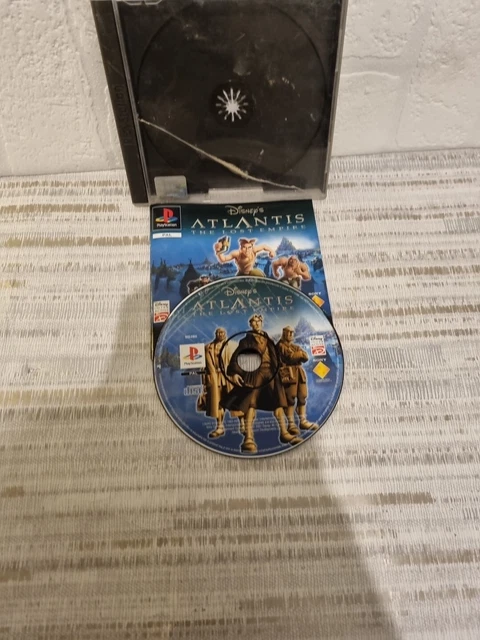 DISNEY'S ATLANTIS THE LOST EMPIRE PLAYSTATION 1 PS1 COMPLETE MANUAL ...
