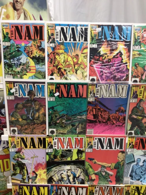 Marvel Comics The ‘Nam Run Lot 1-83 VF 1986 Missing in Bio 2