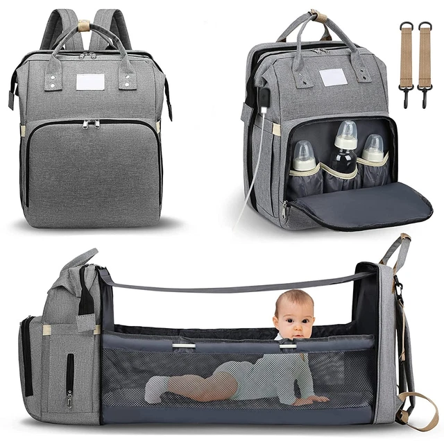 Baby Nappy Changing Bags Changing Station Portable Baby Bed Travel Bassinet Fold