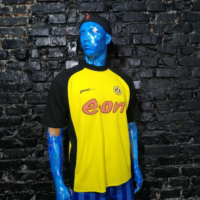 Camiseta deportiva de fútbol Borussia Dortmund 2001 - 2002 Goool.de para hombre talla XL UA1