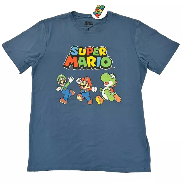 Super Mario Bros Yoshi Luigi Short Sleeve Shirt T-Shirt 100% Cotton Gift Ideas