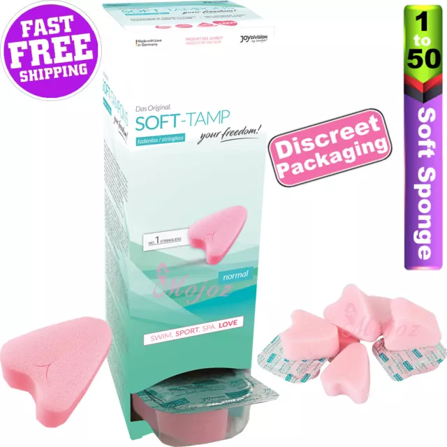 JOY DIVISION Menstrual Sponge cup 3-50 Multi-Packs as Beppy Swim Sports Love NEW