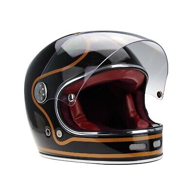 Viper F656 Retro Vintage Fibreglass Full Face  Motorcycle Motorbike Helmet