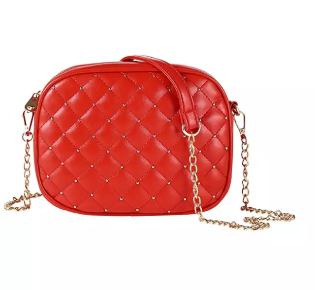 New Cute Tassel Crossbody Chain Strap Small Shoulder Bag for Women and Girls