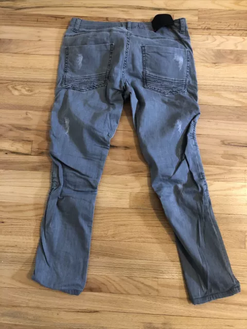 Rnt23 Herren Grau Skinny Jeans Größe 32 2