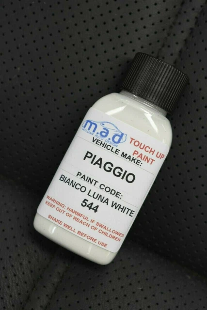 PIAGGIO VESPA BIANCO Luna White 544 Paint Touch Up Kit 30Ml