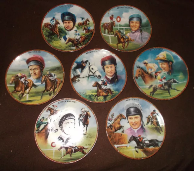 Great Jockeys Royal Worcester Horse Plates - Select Plate