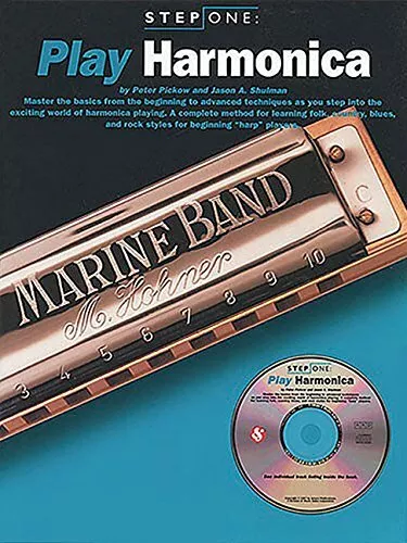 Step One: Play Harmonica (with CD) by Shulman, Jason A. Book The Cheap Fast Free