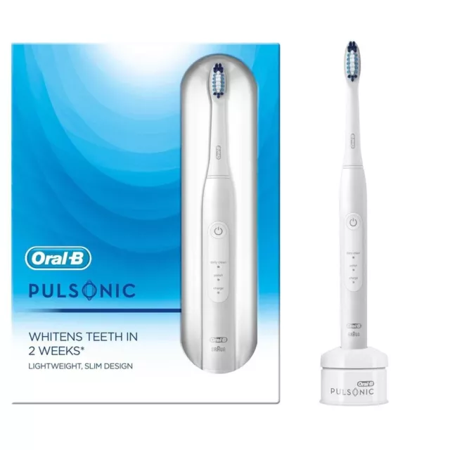 Braun Oral-B Pulsonic Slim One 2000 WHITE E-COMM Elektrische Schallzahnbürste