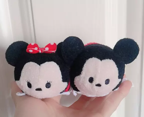 Disney TSUM TSUM Mickey & Minnie Mini Plush Toys Dolls Screen Cleaners 3.5"/9cm