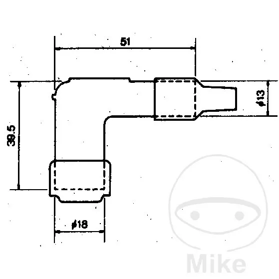 NGK Zündkerzenstecker LB05E schwarz 8031 2