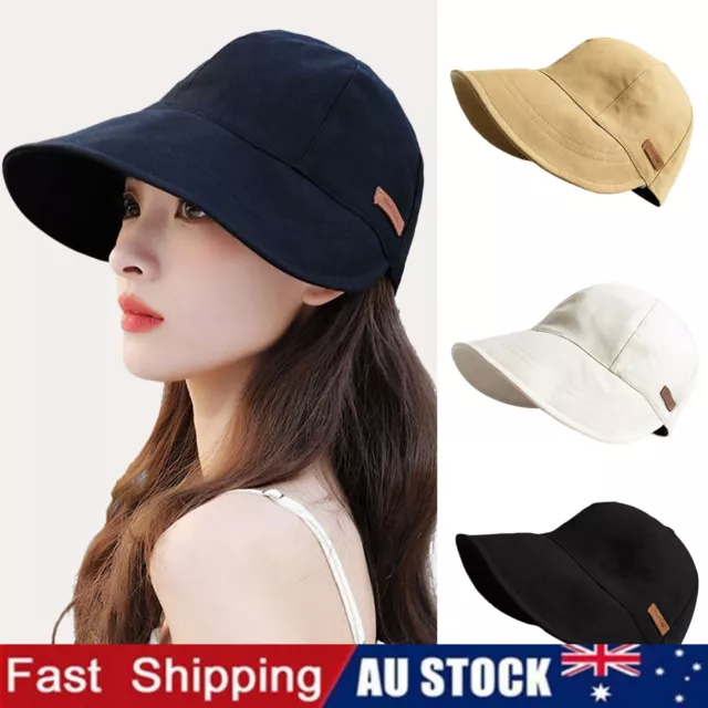 Fisherman Cap Baseball Cap Portable Wide Brim Summer Sun Hat Hiking Bucket Hat