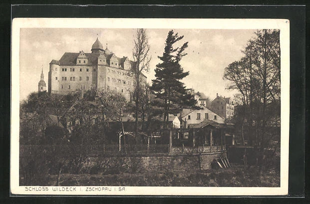 AK Zschopau i.Sa., Schloß Wildeck