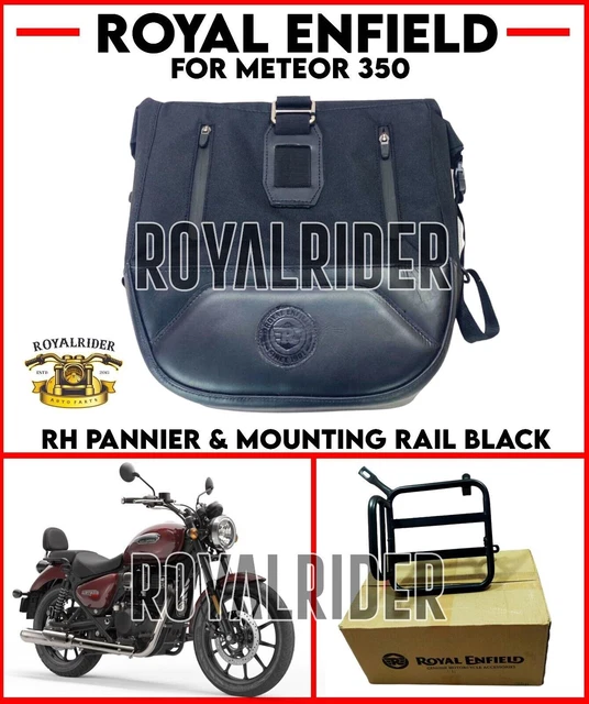 Kit Guidon De Traînée Noir Pour Royal Enfield Meteor 350 - Réf KXA00039, Neuf, Acier
