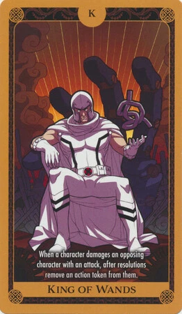 King of Wands X of Swords Marvel Heroclix Tarot Card Near Mint Marvel: