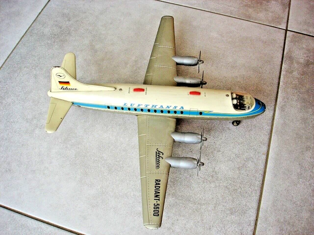 Ancien Jouet En Tôle – Avion Monoplan FA 105 – Western Germany 1965 – Rare