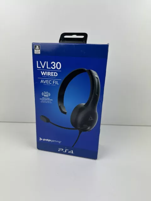 PS4 Headset PDP Gaming LVL30 Wired Chat Headset Playstation 4 PS4 BNIB