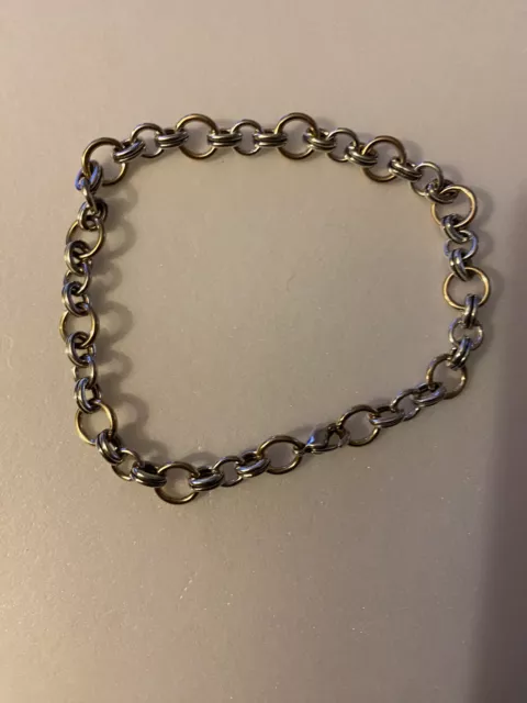 Retired James Avery Gold And Silver Loops Bracelet